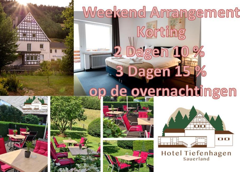 Hotel Tiefenhagen Sauerland 伦讷施塔特 外观 照片